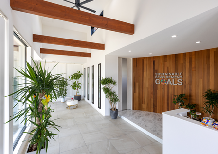 香川県丸亀市豊田設備エントランス