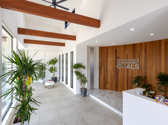 香川県丸亀市豊田設備エントランス