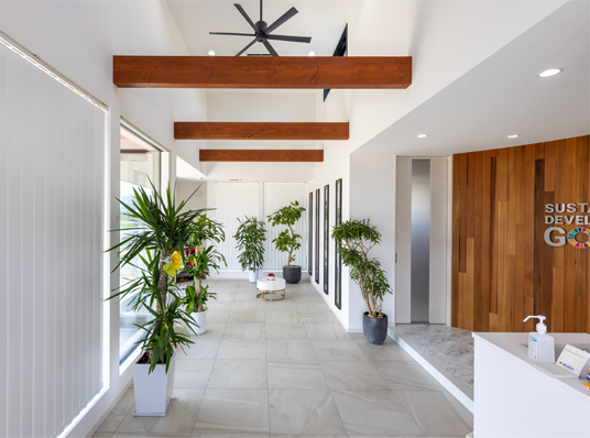 香川県丸亀市豊田設備エントランス